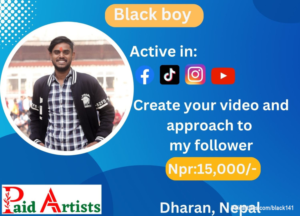 π₯ Video Creation Services by Black boy  ! π«
Unlock post at paidartists.com/black141  with headline "Purchase 10,000" and message me your content. Let's create captivating videos for your TikTok, Facebook, and YouTube profiles! πΉπ
